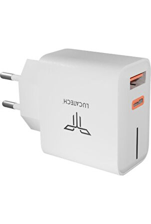 LCTCH LC112 33W USB VE TYPEC BAŞLIK ÇİFT GİRİŞ ŞARJ ADAPTÖRÜ