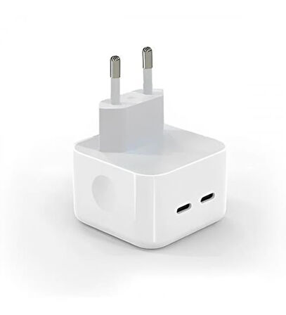 İPHONE 35W ÇİFT GİRİŞ TYPEC BAŞLIK ŞARJ ADAPTÖRÜ