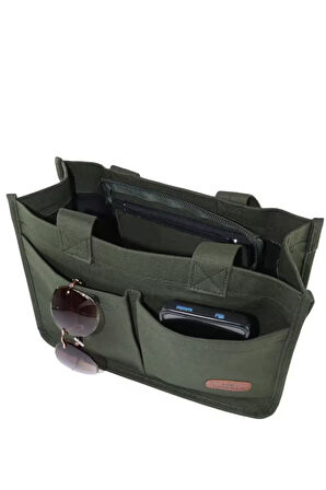 Kanvas El ve Omuz Çantası. Yeşil El Çantası. Kadın El Çantası. Yeşil Omuz Çantası. Askılı Çanta.