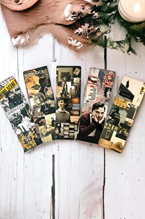 Sherlock Holmes 5'li Kitap Ayracı Seti