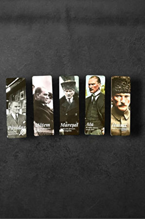 ATATÜRK 5'li Set Kitap Ayracı