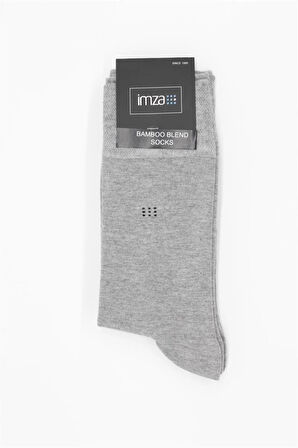Gri Düz Bambu Soket Çorap 1060250150
