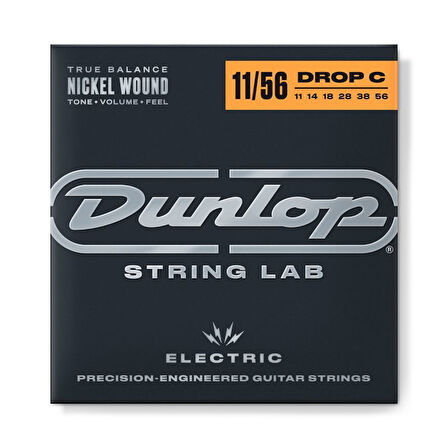 Jim Dunlop DEN1156DC EG-NKL Drop C Elektro Gitar Teli (11/56)