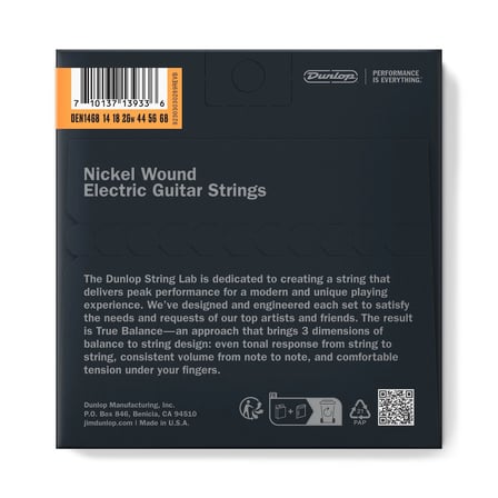Jim Dunlop Nickel Wound Bariton Elektro Gitar Teli (14-68)