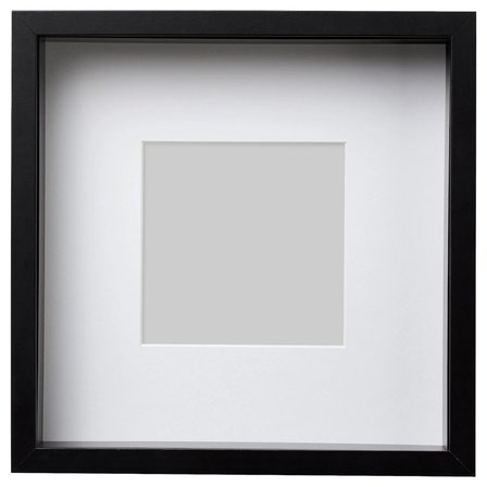 SANNAHED siyah 25x25 cm siyah çerçeve