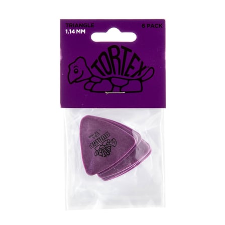 Jim Dunlop 431p1.14 Tortex Tri 6'lı Paket Pena (1.14 mm)