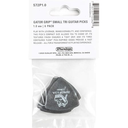 Jim Dunlop 572P100 Gator Grip 6'lı Paket Pena (1.00 mm)