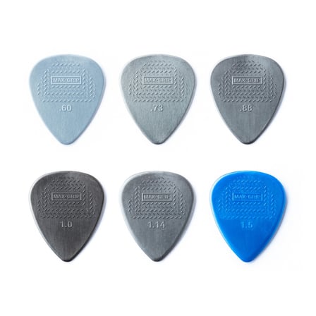 Jim Dunlop PVP449 Pick Nylon Max-Grip 12'li Paket Pena