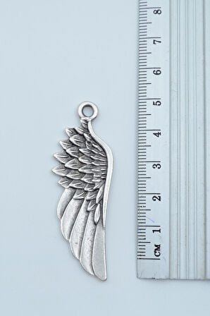 2'li Ok Ucu Triagle Kartal Melek Kanat Gümüş Kaplama Kolye Seti