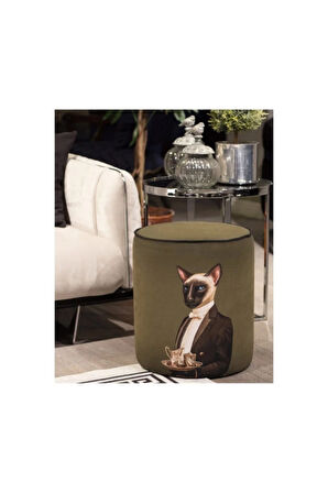 Mr. Cat Puf (Kumaşı Süettir. Uluslararası Solmama Sertifikasına Sahiptir.)