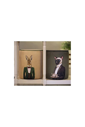 Mr. Cat Puf (Kumaşı Süettir. Uluslararası Solmama Sertifikasına Sahiptir.)