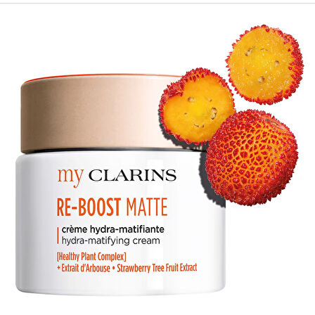 Clarins RE-BOOST - Matlaştırıcı Nemlendirici Krem 50 ml 