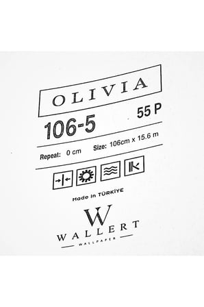hareli lüks duvar kağıdı 106-5 | wallert olivia, krem ve açık bej, kağıt taban taban + vinil kaplama - 16.5 m²