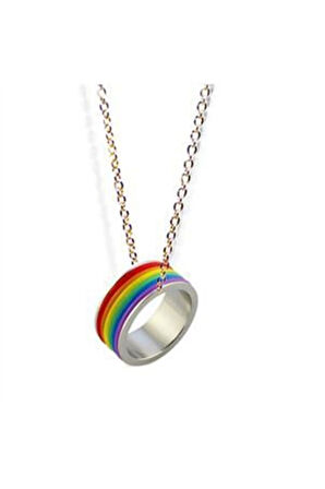 Rainbow (gökkuşağı) Yüzük Kolye