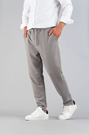 Erkek Pantolon Beli Lastikli  Slim Fit Esnek Likralı Basic Pamuklu Jogger