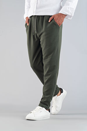 Erkek Pantolon Beli Lastikli  Slim Fit Esnek Likralı Basic Pamuklu Jogger