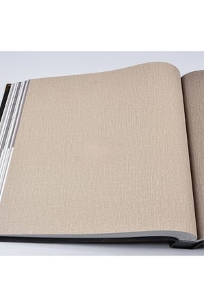 hareli lüks duvar kağıdı 106-6 | wallert olivia, vizon ve taupe yansımalı, kağıt taban taban + vinil kaplama - 16.5 m²