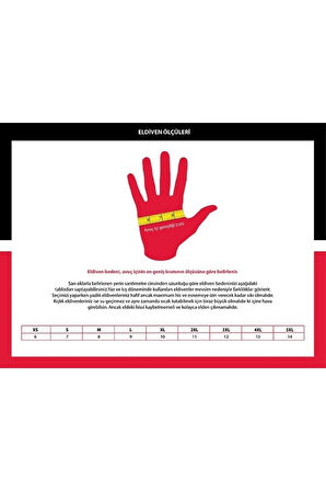 Stella Eldiven Kırmızı