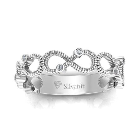 0,07 Karat Pırlanta Sonsuzluk Yüzük