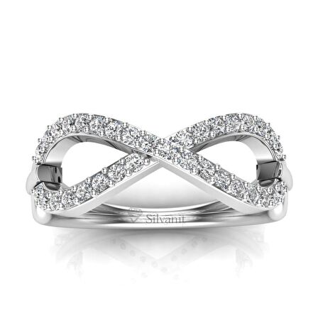 0,34 Karat Pırlanta Sonsuzluk Yüzük