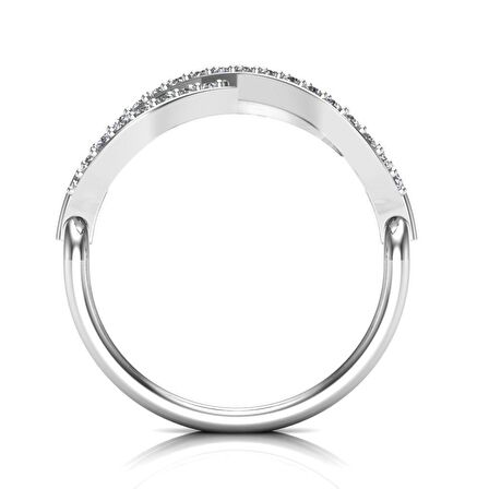 0,34 Karat Pırlanta Sonsuzluk Yüzük