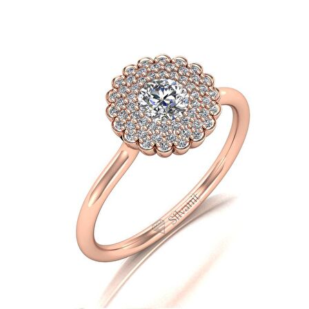 0,50 Karat Pırlanta Fantezi Yüzük