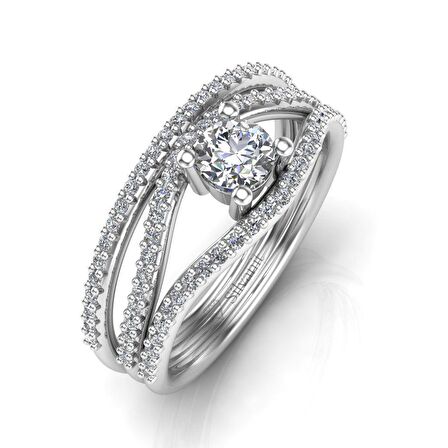 0,60 Karat Pırlanta Fantezi Yüzük