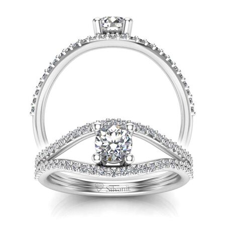 0,50 Karat Pırlanta Fantezi Yüzük