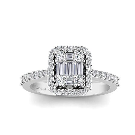 Baget Pırlanta Tasarım Yüzük