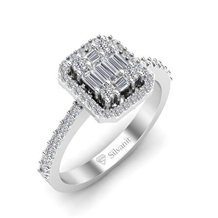 Baget Pırlanta Tasarım Yüzük