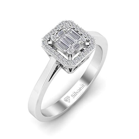 Baget Pırlanta Tasarım Yüzük