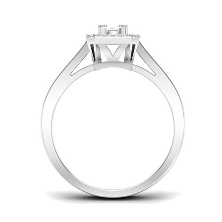 Baget Pırlanta Tasarım Yüzük