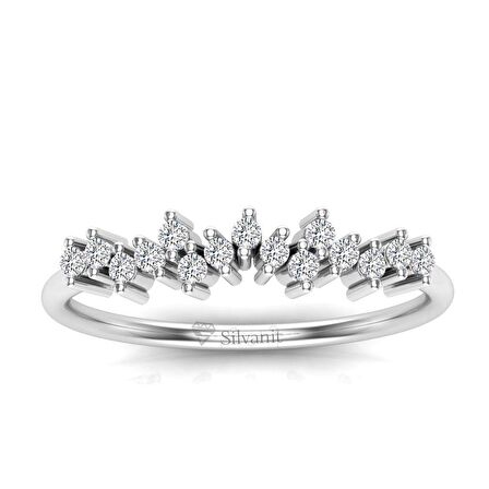 0,10 Karat Pırlanta Star Yüzük