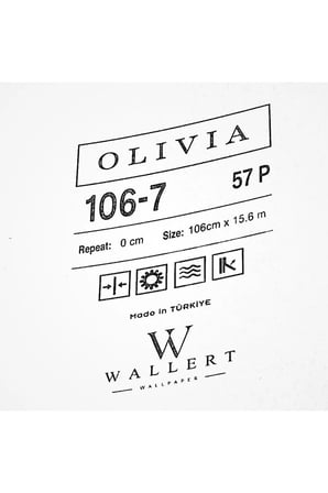 hareli lüks duvar kağıdı 106-7 | wallert olivia, vizon ve taupe yansımalı, kağıt taban taban + vinil kaplama - 16.5 m²