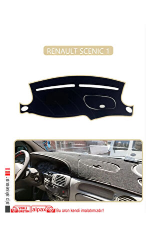 Renault Scenıc 1 Torpido Koruma  Halısı -  Bej Kenar