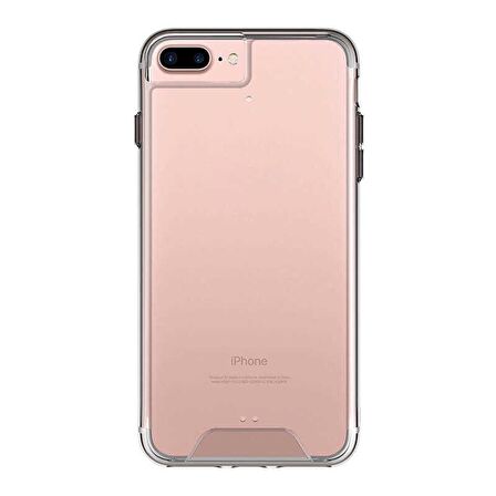 Smcase iPhone 7 Gard Ultra Sert Silikon Kılıf  Nano Ekran Koruyucu