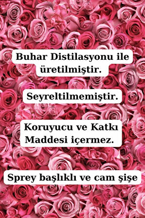 Gül Suyu 300 ml - Saf Tam Yağlı Gül Hidrosolü Tonik (3 X 100 ML)