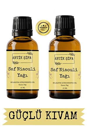 %100 Saf Niaouli Uçucu Yağ 40 Ml - (2 X 20 Ml)
