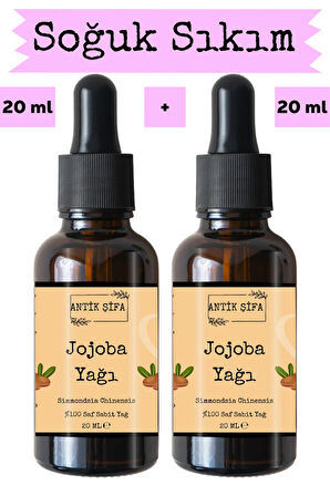 Jojoba Yağı %100 Saf Seyreltilmemiş - ( 2 X 20ml)