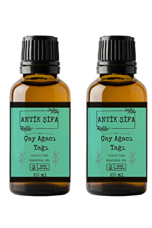 %100 Saf Çay Ağacı Yağı - (2 X 20ML)