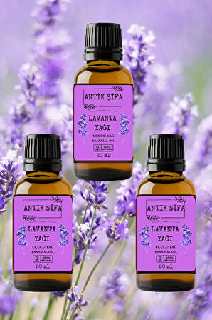 Saf Lavanta Uçucu Yağı 3 X 20 ml