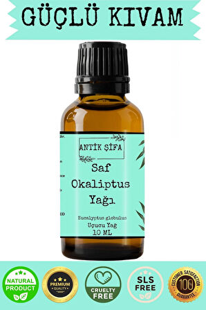%100 Saf Okaliptus Uçucu Yağı - 10 Ml (seyreltilmemiş)
