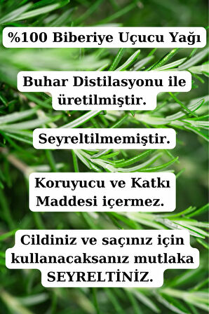 Biberiye Yağı Ve Kafur Uçucu Yağı (10ML 10 ML)- %100 Seyreltilmemiş, Doğal