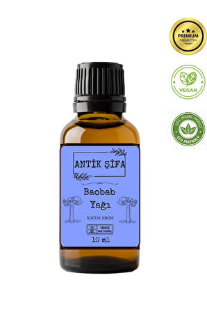 Saf Baobab Yağı 10 ml Besleyici Soğuk Sıkım Yağ