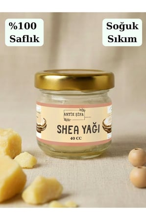 Shea Yağı (40 ml) +Argan yağı (20 ml) - Doğal Saf Soğuk Sıkım Yağ Seti Karite Butter