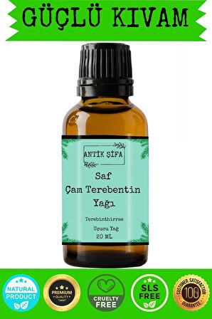 %100 Saf Çam Terebentin Yağı - (20 Ml)