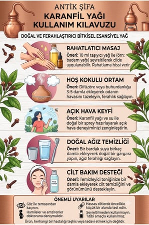 karanfil yağı 10 ml - doğal karanfil uçucu yağ