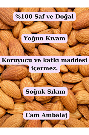 %100 Saf Tatlı Badem Yağı - 2x 20 ml (Soğuk Sıkım)