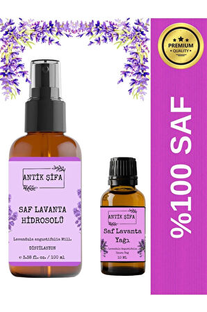 Lavanta Suyu (100 ML) Ve Lavanta Yağı (10 ML)- %100 Saf Lavanta Seti