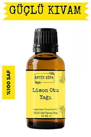 %100 Saf Limon Otu Uçucu Yağı - (10 ML)